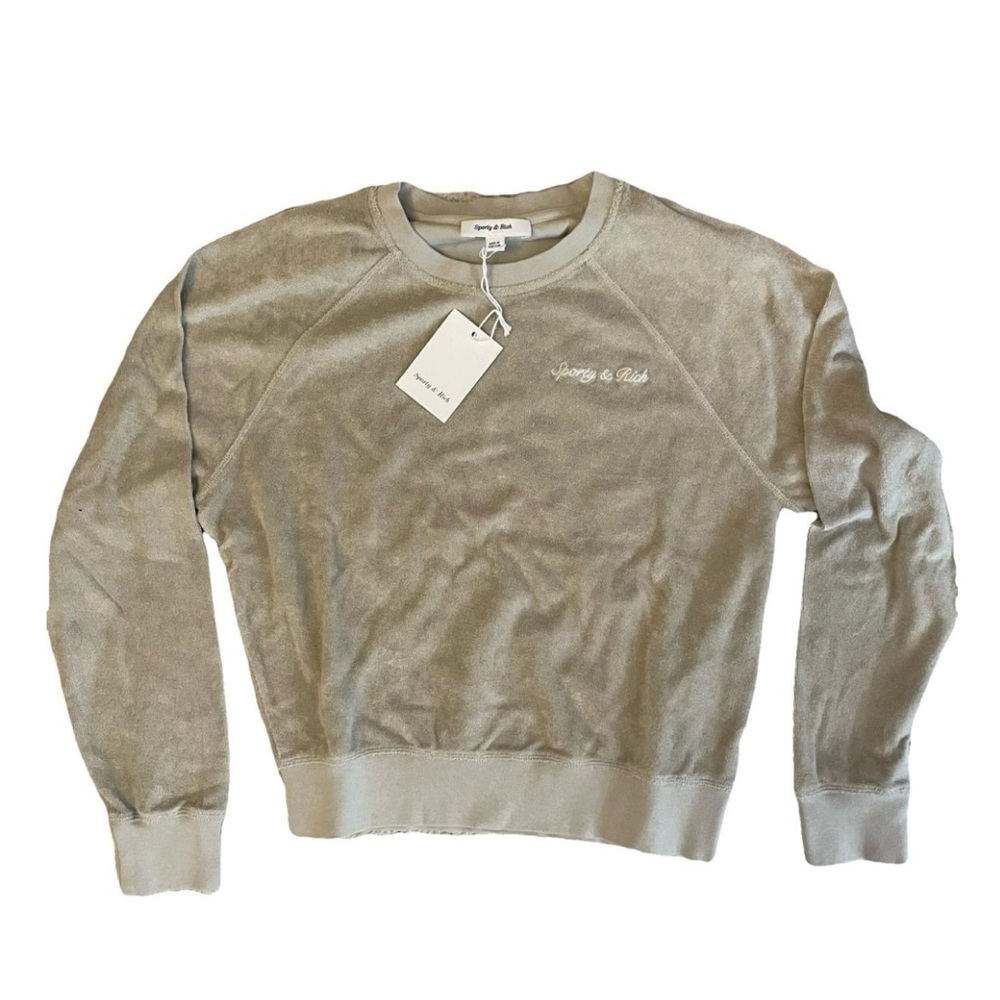 Sporty & Rich Gray Sweatshirt